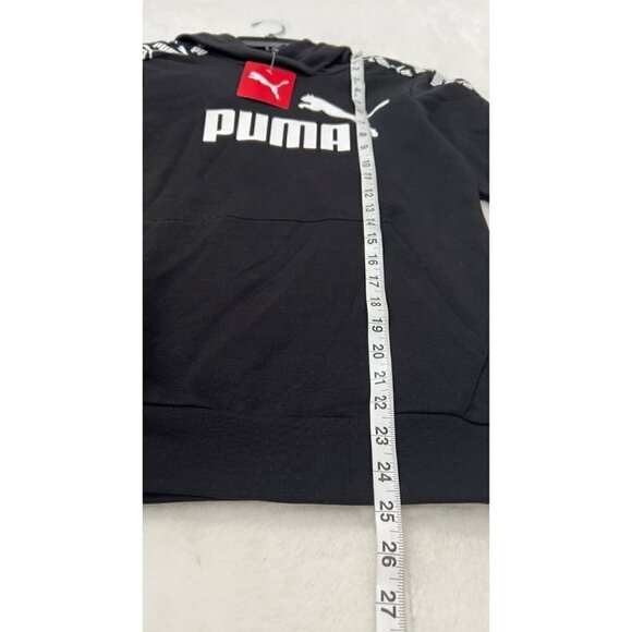 Women's PUMA Amplified Black Hoodie w/Kangaroo pocket Size XS NWT - Picture 10 of 13